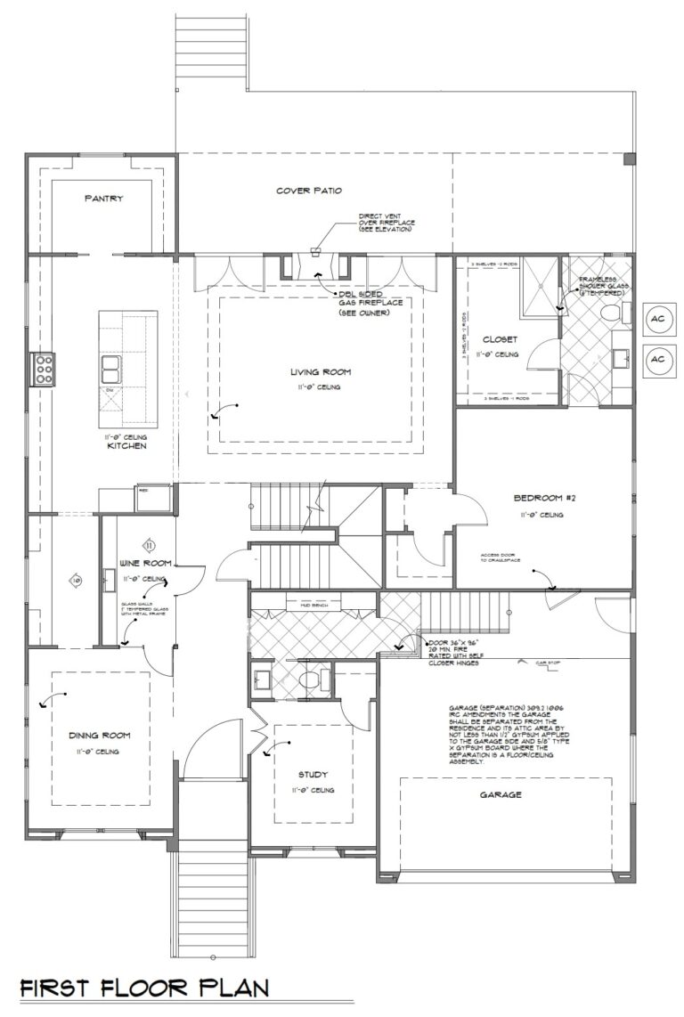 1st floor plan layout