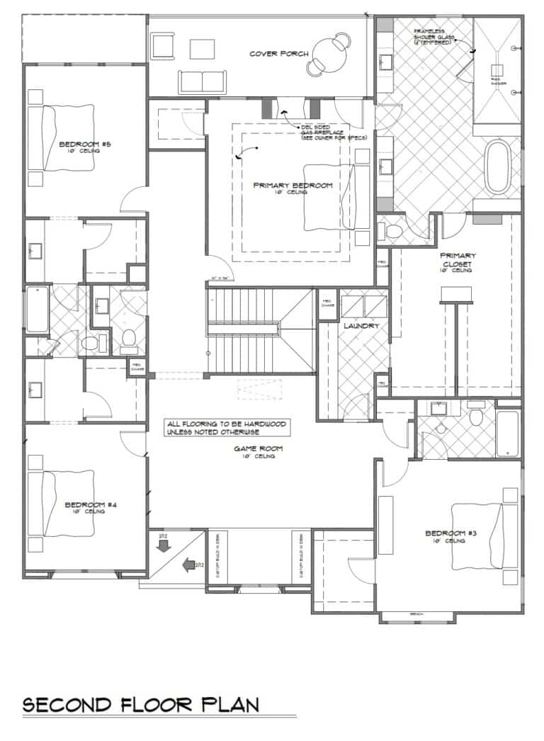 2nd floor plan layout